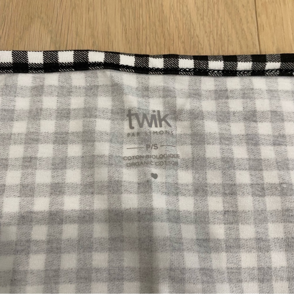 Twik Simons | Black and White Gingham Tank Top 🖤 NWOT - Picture 5 of 5